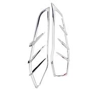 Riloer Lot de 2 garnitures de déflecteurs d'air Mid-FR-AMe, gauche et droite, compatibles avec Ha-rley Touring Electra Street Tri Glide Road King Ultra Limited 2009-2016, chromé