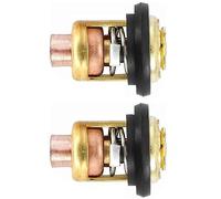 Riloer Lot de 2 thermostats avec joints pour Mer-cury 125HP 135HP 140HP 150HP 175HP 200HP 225HP Référence 75692Q2, 75 692 T3