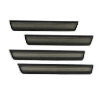 Riloer Lot de 4 feux de position latéraux avant ambrés à lentille fumée, feux arrière rouges à LED, feux latéraux conducteur et passager, adaptés pour D0dge Challe-nger 2008-2014/2015-2020