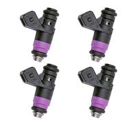 Riloer Lot de 4 injecteurs de carburant de moteur compatibles avec R-ENAULT C-LIO F-LUENCE Grand S-CÉNIC L-AGUNA M-EGANE M-ODUS/Grand M-ODUS, H132259 8200132259