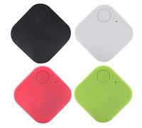 Riloer Lot de 4 Mini appareils de localisation universels intelligents Bluetooth 4.0, Traceur en Temps réel pour téléphone, Portefeuille, clés, Enfant, Animal Domestique