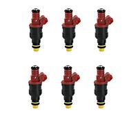 Riloer Lot de 6 injecteurs de carburant de moteur compatibles avec M-azda N-avajo B4000 F0RD E-Xplorer R-Anger A-erostar 1993-1997, 0280150931 822-12111 92TF-AA