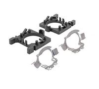 Riloer paire voiture H7 phare LED ampoules Base avec support adaptateur prise Clips de retenue