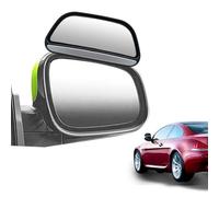 Riloer Retroviseur conduite accompagnée Rétroviseurs d'angle mort grand angle 3D pour voiture, universels 50 mm, réglables à 360 degrés, petits rétroviseurs ronds, rétroviseurs auxiliaires (Lot de 2)