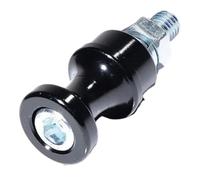 Riloer Support de crochet de treuil robuste en aluminium - Compatible avec chape de 3/8 ou 1/2 - Noir