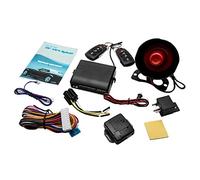 Riloer Système de protection anti-effraction de voiture 12V, pack d'alarme de sécurité à télécommande universelle, pour système de verrouillage central pneumatique électrique Antomative