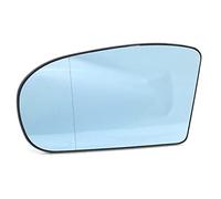 Riloer voiture Rétroviseur latéral gauche/droit en verre, Remplacement du rétroviseur latéral avec fonction chauffage, pour M-ercedes B-enz W203 W211, Bleu/Blanc, 2038100121 2038101021