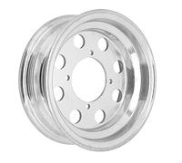 Rim de Roue Gearwell, Bord de Moto Avant en Aluminium en Alliage à Vide Compatible avec Le Singe Z50 Q50, Remplacement de la Roue polie 8 Pouces, Ensemble de Jantes de pneus de