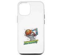 Rim Impact Basketball Dunk Power Court Action Design Coque pour iPhone 12/12 Pro