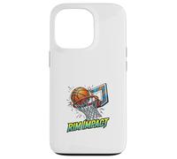 Rim Impact Basketball Dunk Power Court Action Design Coque pour iPhone 13 Pro