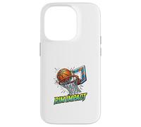 Rim Impact Basketball Dunk Power Court Action Design Coque pour iPhone 14 Pro