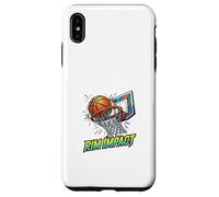 Rim Impact Basketball Dunk Power Court Action Design Coque pour iPhone XS Max