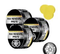 Rim Renewal Paste, All-in-One Wheel Care & Restoration Paste, Wheel Scratch Repair for All Alloy Wheels (3Pcs)