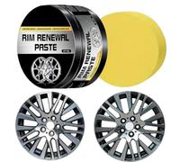 Rim renewal paste wheel care & restoration paste - rim scratch removal,hub rust removal pastes,alloy wheel repair kit with sponge, for mechanics professionals trucks sedans rvs suvs shops fleet (1)