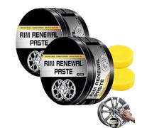 Rim renewal paste wheel care & restoration paste - rim scratch removal,hub rust removal pastes - for mechanics professionals trucks sedans rvs suvs shops fleet | managers garage home,2pc