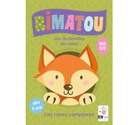 Rimatou 2 - Les rimes complexes - Jeu de familles de rimes - Frédérique Costantini - Ab Ludis Eds - Jeux livres objets