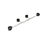 Rimba 4 manchettes avec barre d'écartement réglable Noir/Argent 55-85 cm