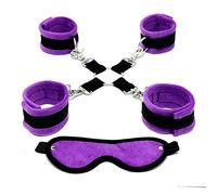 Rimba 7011 Set à Bondage Noir/Violet 3 Pièces