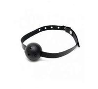 Rimba Bâillon avec boule en plastique (simple) Noir One Size