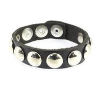 Rimba Bande pénienne ornée de rivets Anneau de pénis Noir 16 x 17,5 x 19 cm