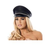 Rimba Bondage Play Casquette de police Noir S/M