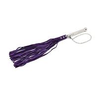 Rimba Bondage Play Cuir Fouets Violet/Argent 52 cm