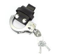 Rimba Bondage Play Étui menottes Noir/Argent One Size