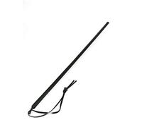 Rimba Bondage Play Fouet cuir "Cane" Noir 62 cm