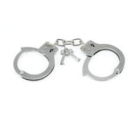 Rimba Bondage Play Menottes poignets en métal léger Argent One Size