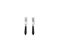 Rimba Bondage Play Pinces à seins avec poids pour femme Noir One Size