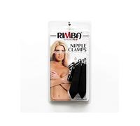 Rimba Bondage Play Pinces à seins avec poids pour femme Noir One Size