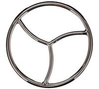 Rimba Bondage Play Triple Shibari Ring Argent Ø 23.5 x 1.4 cm