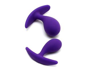 Rimba Copenhagen - coffret plug anal - violet - set de 2