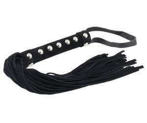 Rimba Fouet à 36 brins Cravaches Noir 44 cm