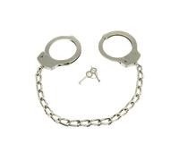 Rimba - longues chaînes, menottes chevilles en acier (argent) - 2 pcs