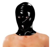 Rimba Masque/Cagoule en Latex Noir Taille S/M