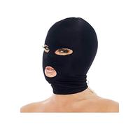 Rimba Masque de tête en tissu extensible avec les yeux et la bouche ouverts Noir One Size