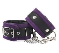 Rimba Menottes avec mousquetons Noir/Violet One Size