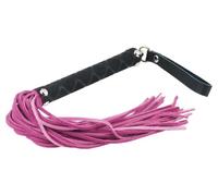 Rimba Petit fouet à 30 brins Noir/Rose 35 cm