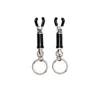 Rimba Pinces de poitrine (par paire) Cravaches Argent 7,8 x 1,4 cm