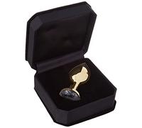 Rimba Plug anal DORÉ, PETIT avec cristal (unisexe) Plugs anals Or/Transparent 3 x 7,3 cm