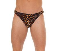 Rimba Sexy String avec Motif Léopard pour Homme Taille Unique