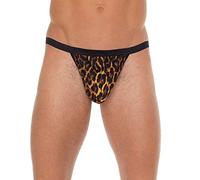 Rimba String pour Homme avec Motif Léopard Taille Unique