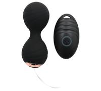 Rimba - œuf vibrant sans fil rechargeable - noir