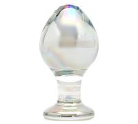 Rimba Zelda - plug anal conique - verre transparent