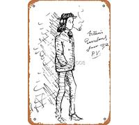 Rimbaud by Verlaine Poster en métal vintage 20,3 x 30,5 cm