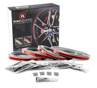 Rimblades LIGHT NOUVEAU 2023 universel PROTECTION DE JANTES & STYLING Anneau de protection de jantes Jantes Alu Anneaux Autocollants de bord de jante Styling de jantes Rim Protector Guard Ringz (Gris)