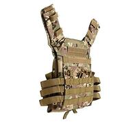 RimFly Military Gilet tactique Airsoft Entraînement Chasse Camouflage Combat Armée avec 3 porte-chargeurs et Paintball Multicam réglable Set d'équipement de protection professionnel