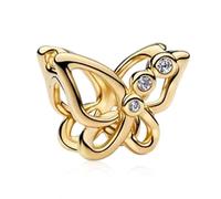 Rimgoris 925 Sterling Silver Charm Women Bracelets Necklace Firefly Glow At Night Solid Rabbit Pink Heart Mothers Day Easter Egg Dragonfly Enamel Dragonfly Bird Hummingbird
