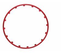 Rimgz 63192 Protection des bords en plastique 17 pouces, rouge, 4 - Ensemble de 4